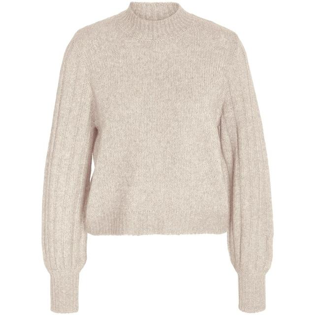 Megztinis moterims, Balta, NMNINA L/S HIGH NECK