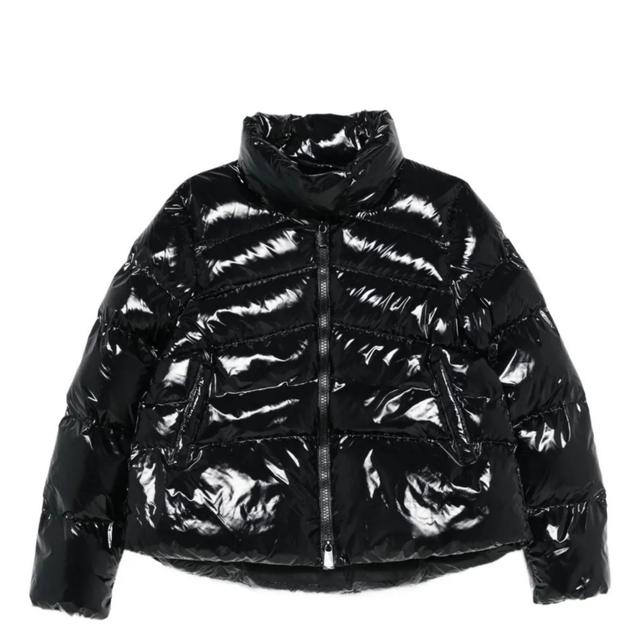 Pūkinė striukė moterims, Juoda, Mirco caban