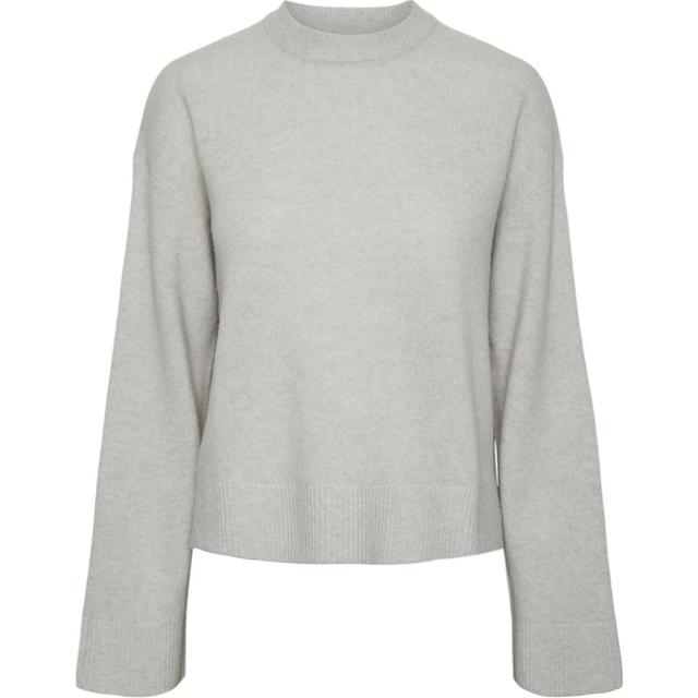 Megztinis moterims, Gray, Nalia o-neck wool knit