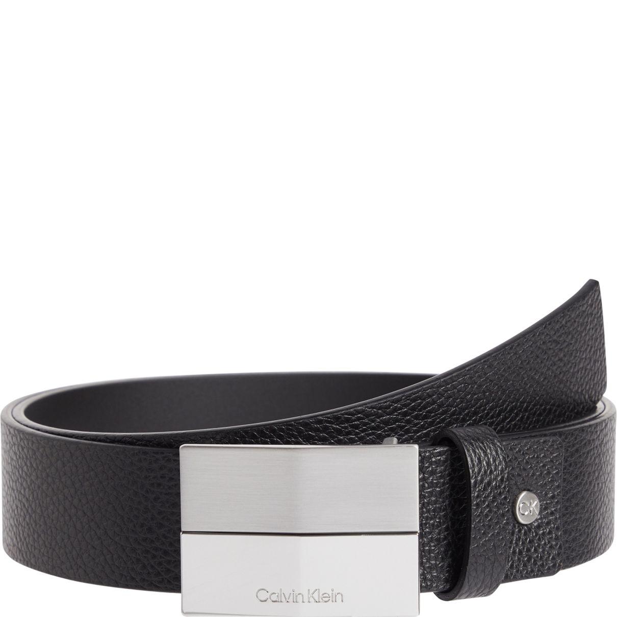 Diržas vyrams, Juoda, Finish plaque 35mm belt