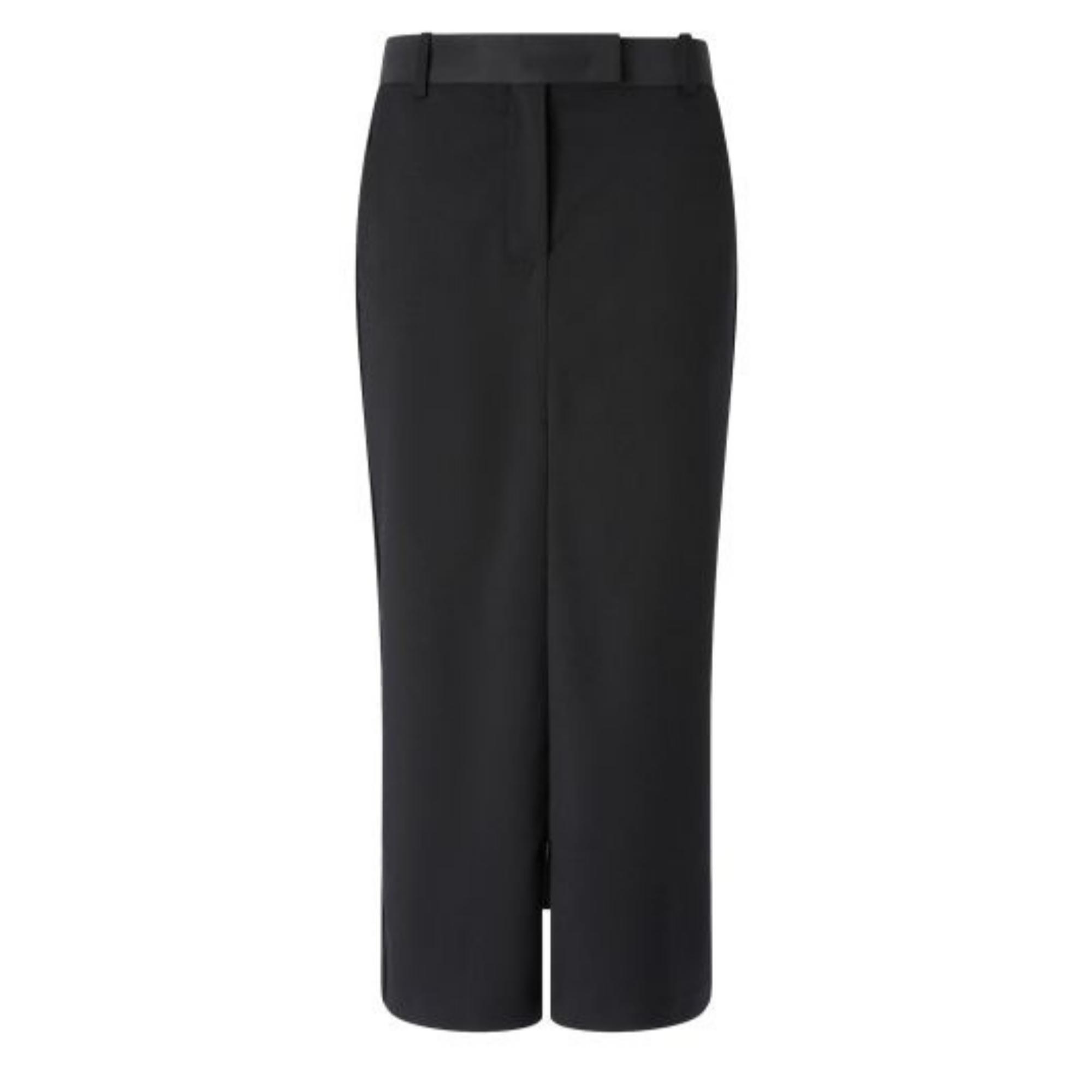 Midi sijonas moterims, Juoda, Gaspara skirt