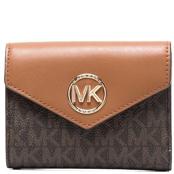 Piniginė moterims, Ruda, Medium trifold wallet