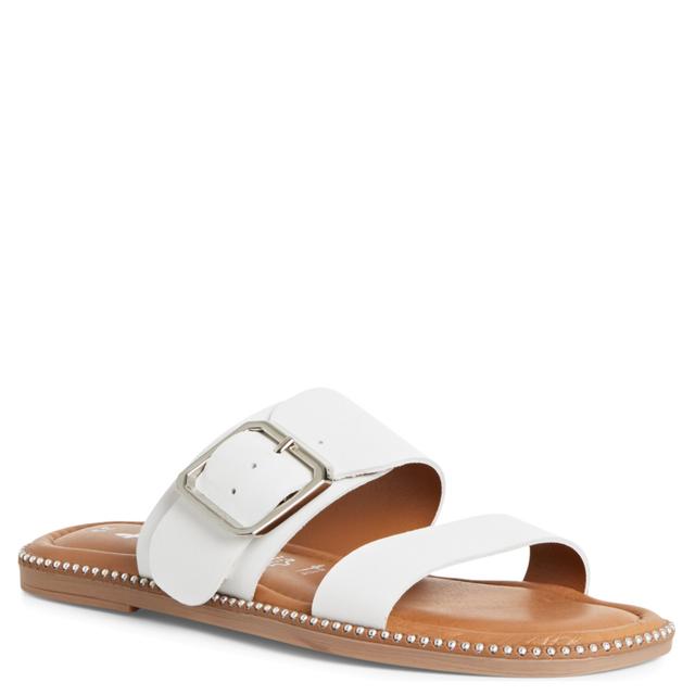 Klumpės moterims, Balta, Mules