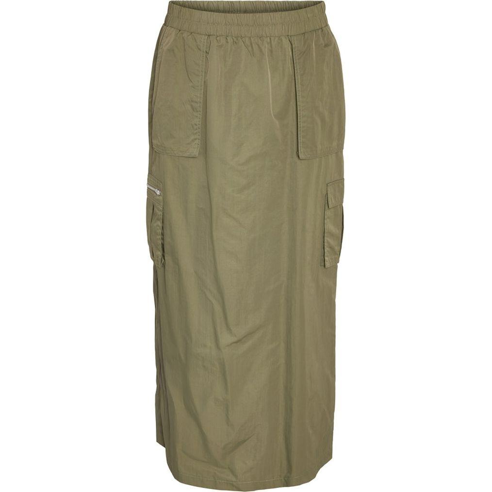 Midi sijonas moterims, Žalia, Nmkenya midi skirt