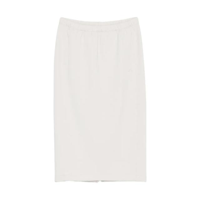 Midi sijonas moterims, Smėlio, Paula jerseysweat skirt