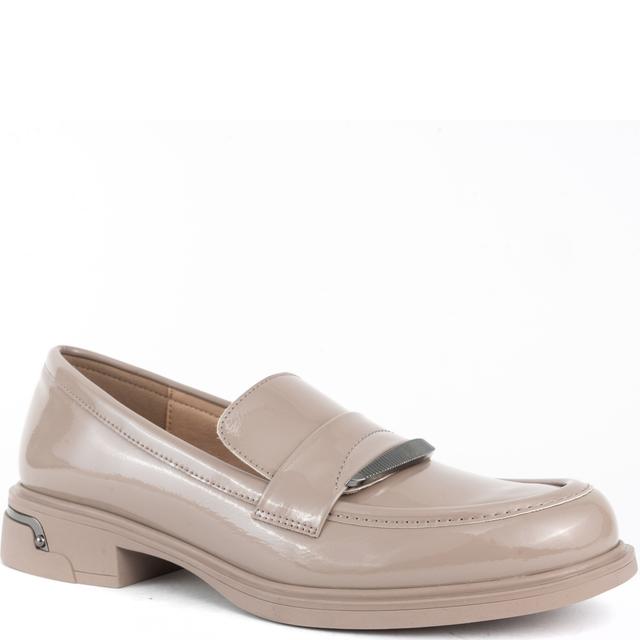 Loaferiai moterims, Smėlio, Loafers, Santino Milano 25SS