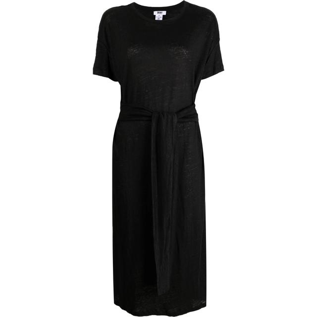 Palaidinės moterims, Juoda, S/s tie waist front