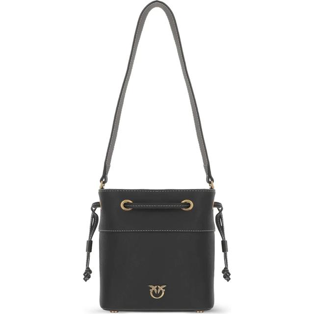 Rankinė per petį moterims, Juoda, Secchiello mini should bag