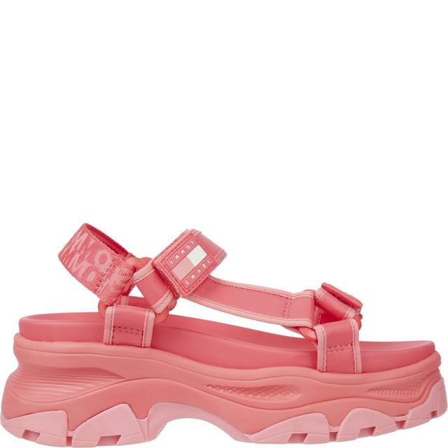 Basutės moterims, Rožinė, Webbing hyrbid sandal