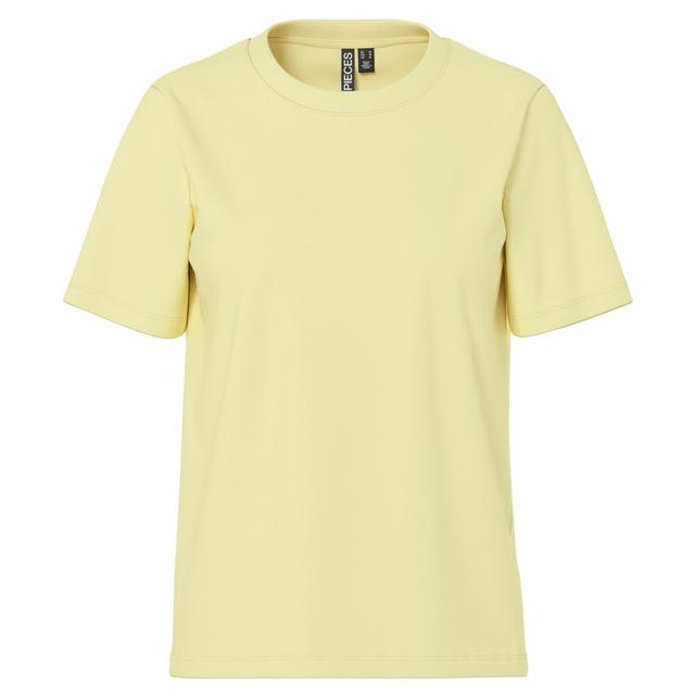 Marškinėliai moterims, Geltona, Ria solid