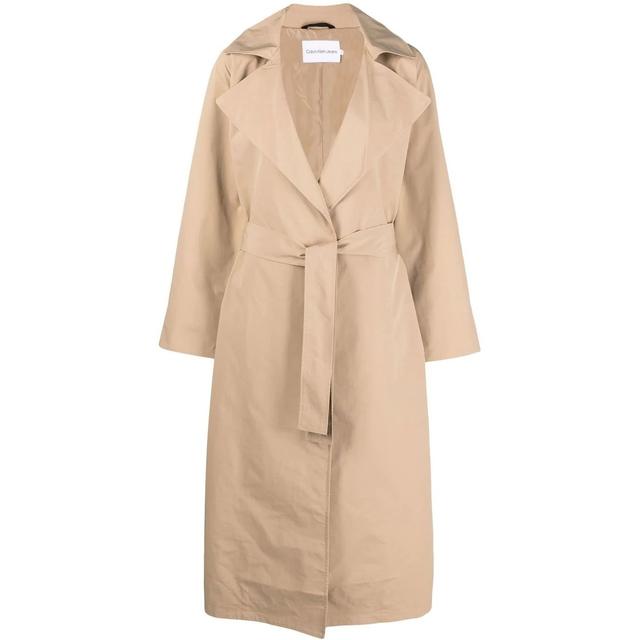 Lietpaltis moterims, Smėlio, Oversized trench coat