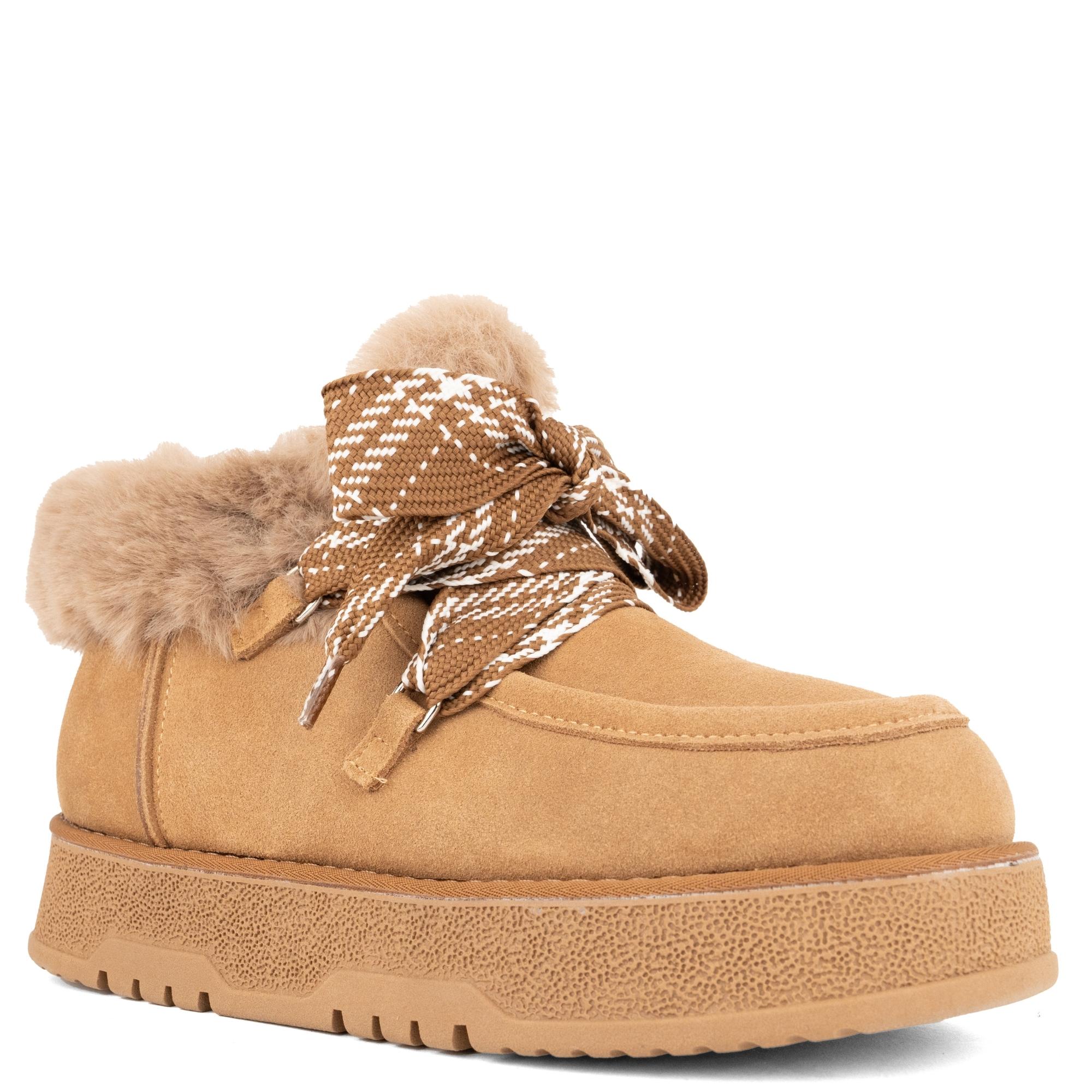 Pašiltinti aulinukai moterims, Ruda, warm boots, lac6013-25204