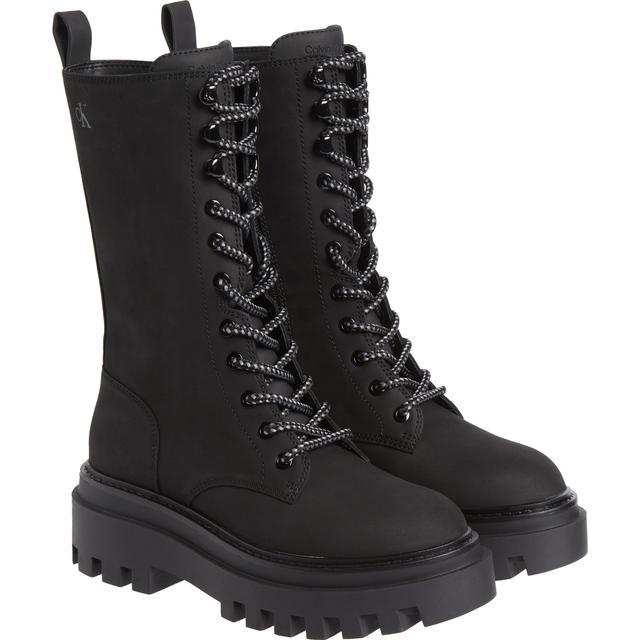 Aulinukai moterims, Juoda, Flatform lace up boot