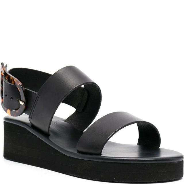 Basutės moterims, Juoda, Clio rainbow vachetta sandals