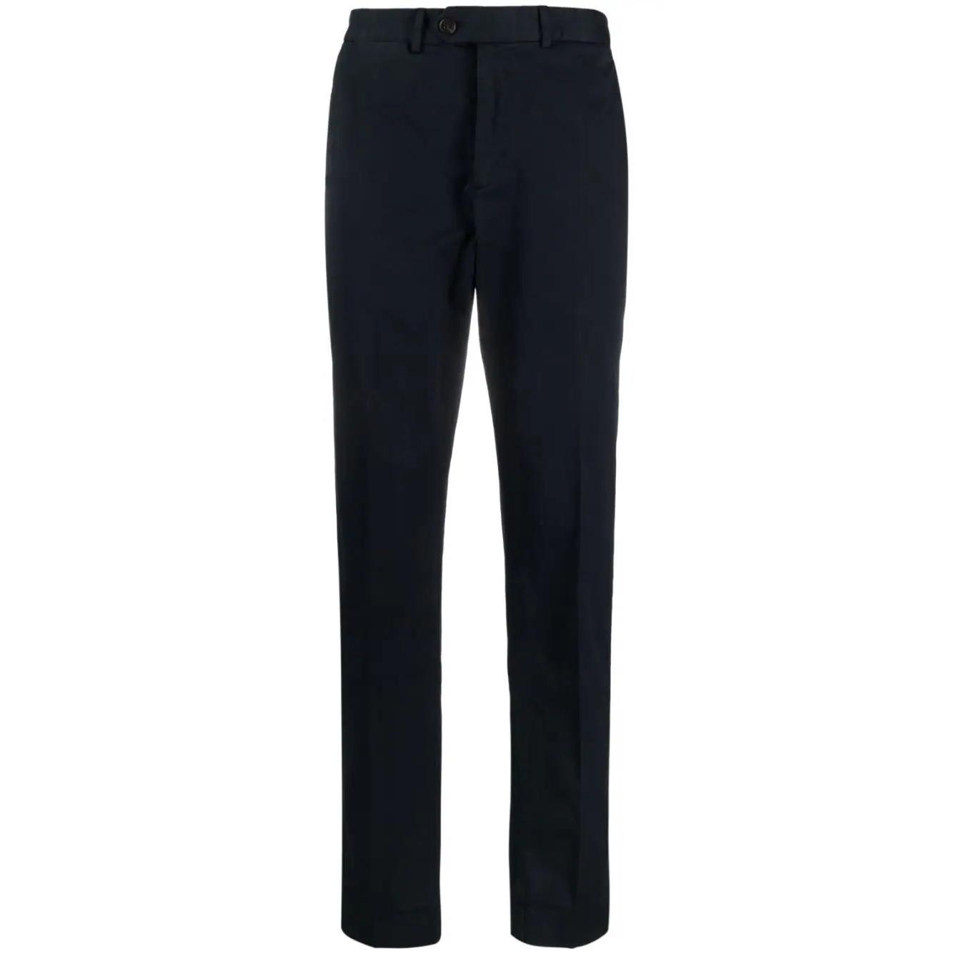 Laisvalaikio kelnės vyrams, Mėlyna, Eaton flat front