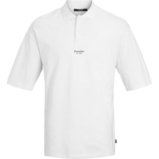 Polo marškiniai trumpos rank. vyrams, Balta, JPRBLAKAM BRAND