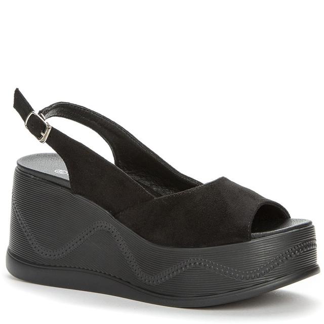 Basutės moterims, Juoda, SANDALS