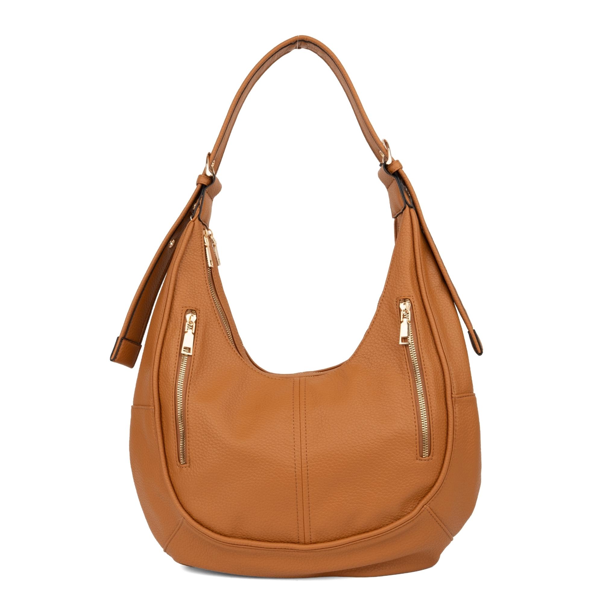 Rankinė per petį moterims, Ruda, Shoulder bag