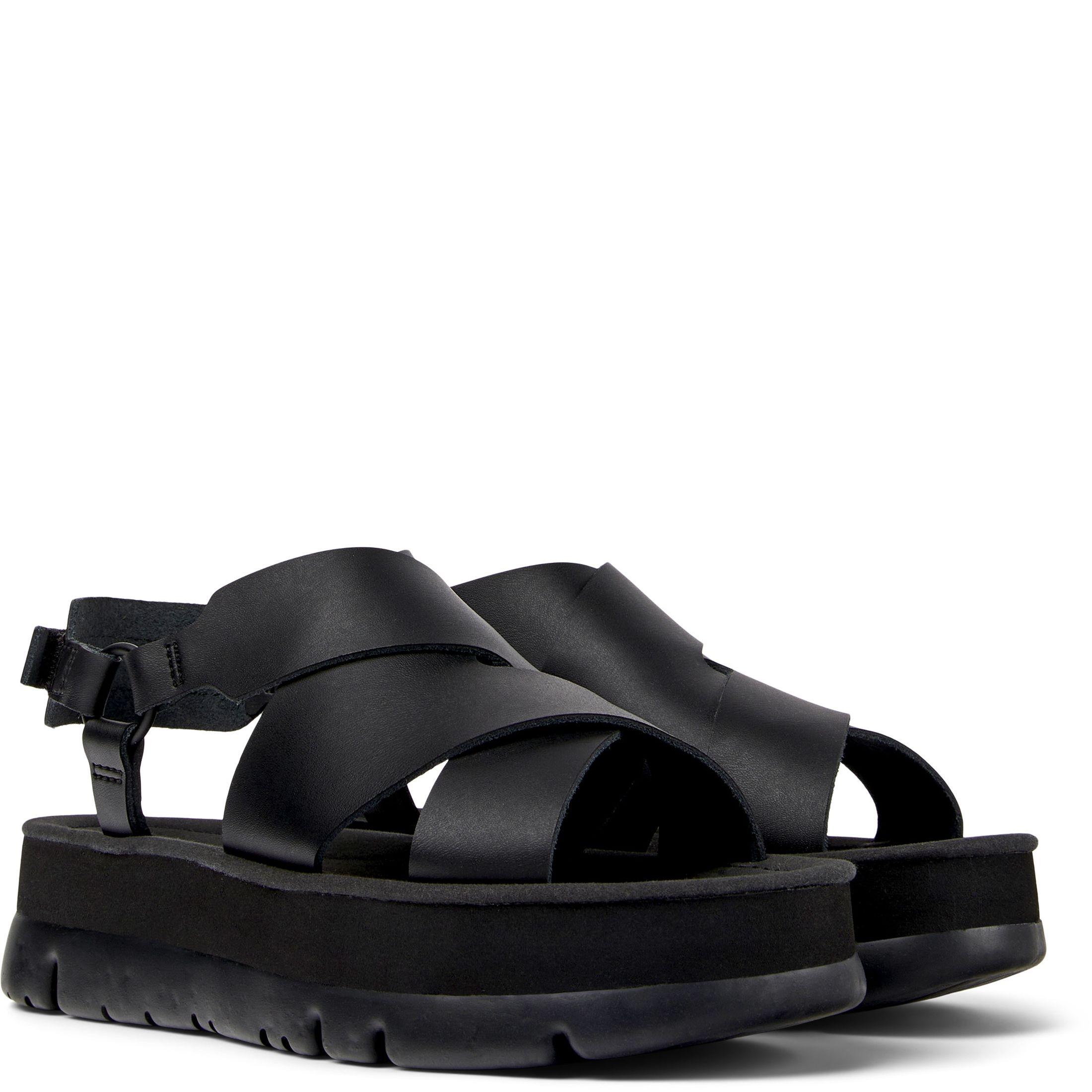 Basutės moterims, Juoda, Lasted sandals