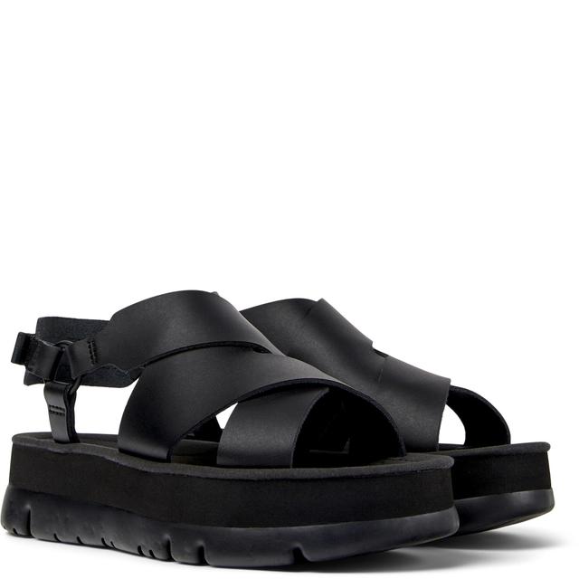 Basutės moterims, Juoda, Lasted sandals