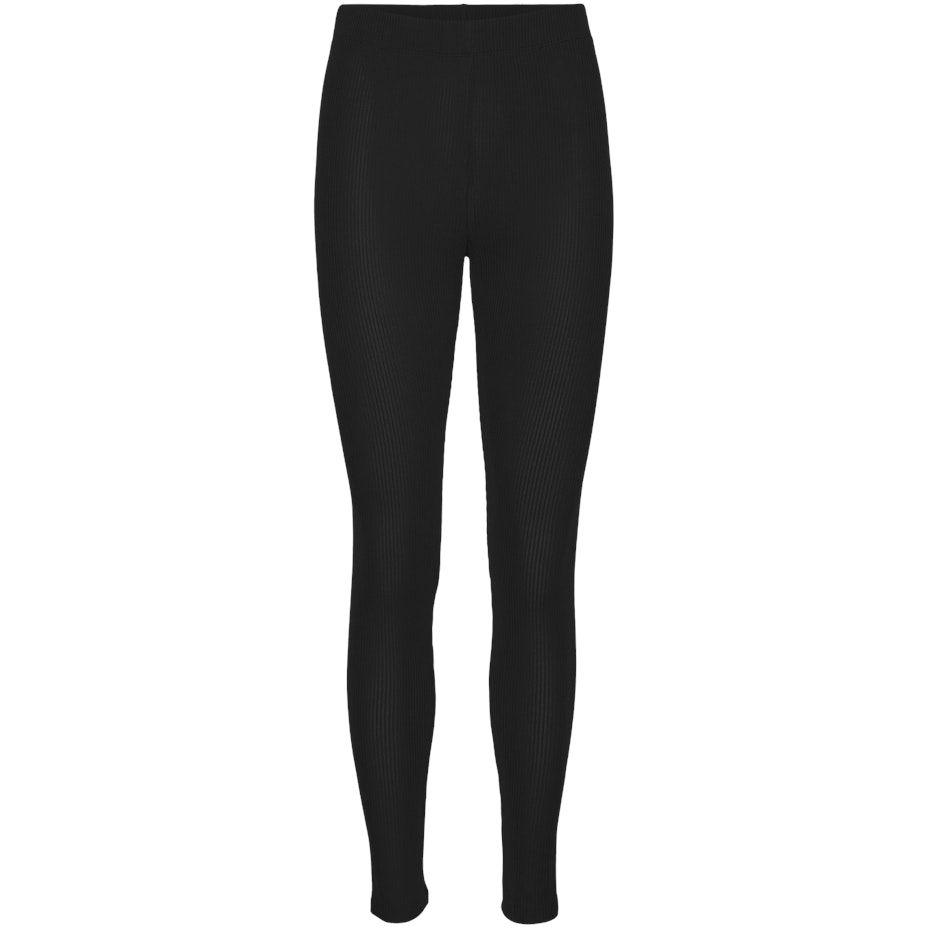 Kelnės moterims, Juoda, VMFANNIE HW TIGHTS J