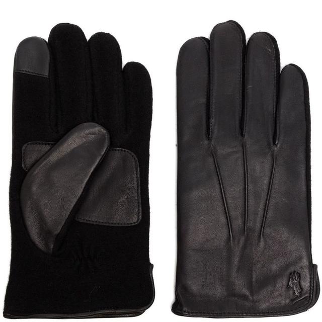Pirštuotos pirštinės vyrams, Juoda, Gloves