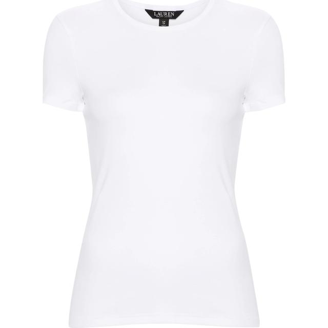 Marškinėliai trump. rankovėmis moterims, Balta, Alli short sleeve knit