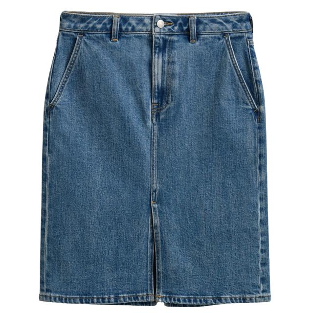 Midi sijonas moterims, Mėlyna, 4400220-970 Midi skirt