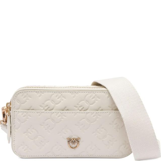 Rankinė per petį moterims, Balta, Camera bag mini 