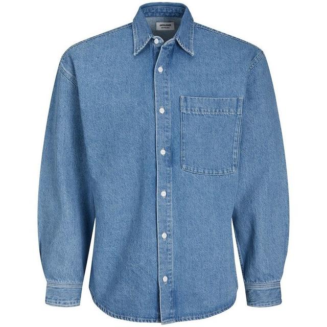 Marškiniai vyrams, Mėlyna, JJICREEK JJSHIRT AA 09