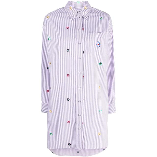 Mini suknelė moterims, Rožinė, Kenzo target shirting dress