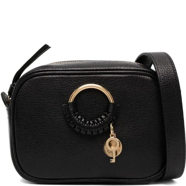 Rankinė per petį moterims, Juoda, Hana sbc camera bag