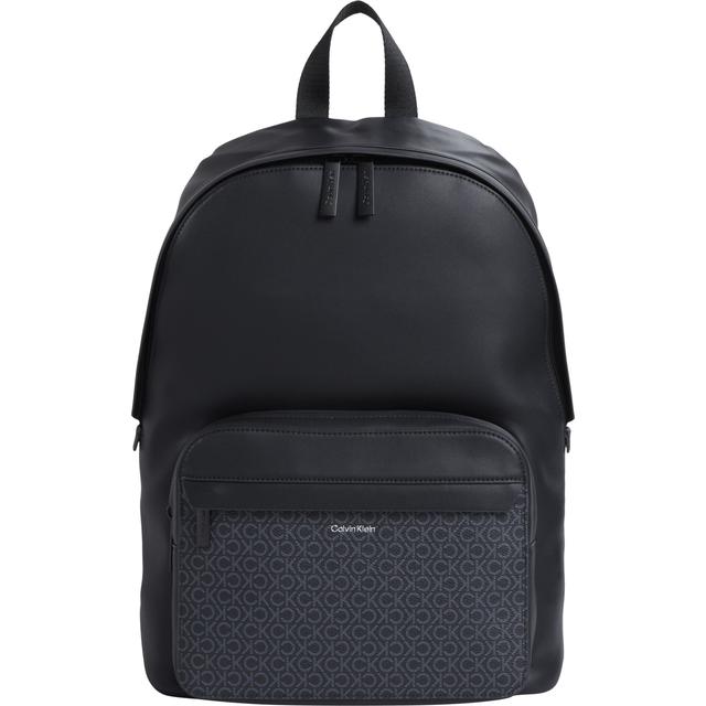 Kuprinė vyrams, Juoda, Must round backpack