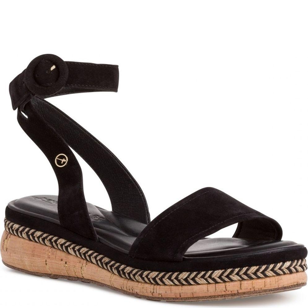 Basutės moterims, Juoda, SANDALS