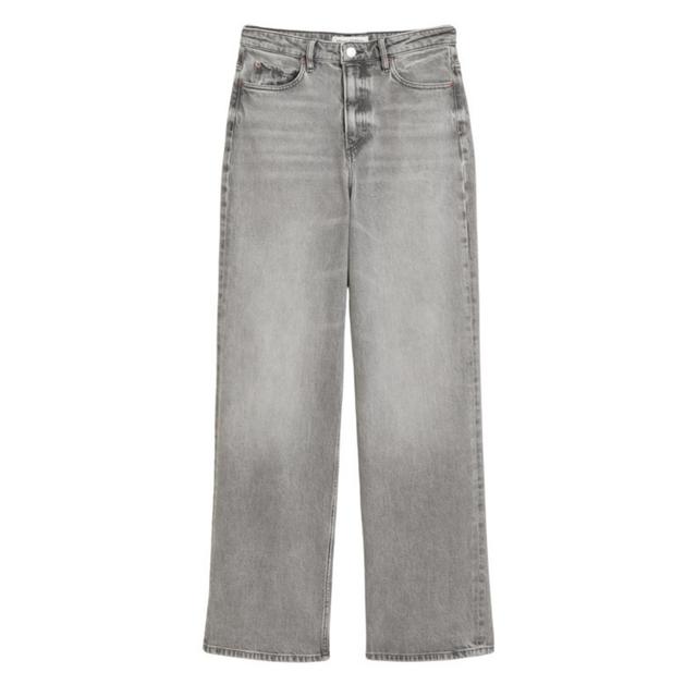 Platūs džinsai moterims, Pilka, M09912912149 Wide leg