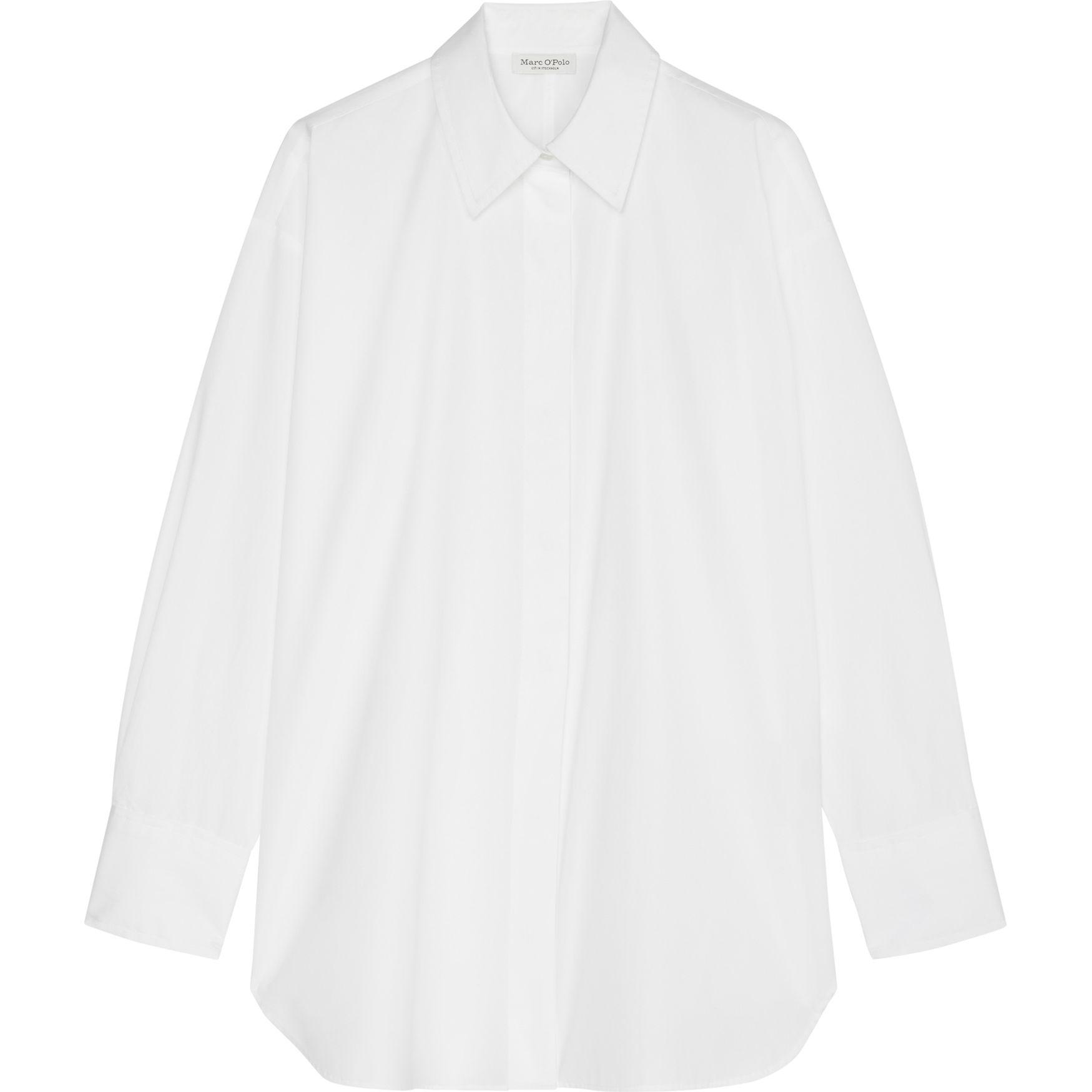 Marškiniai ilgomis rankovėmis moterims, Balta, Shirts lon 500090142019