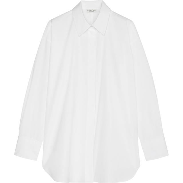 Marškiniai ilgomis rankovėmis moterims, Balta, Shirts lon 500090142019