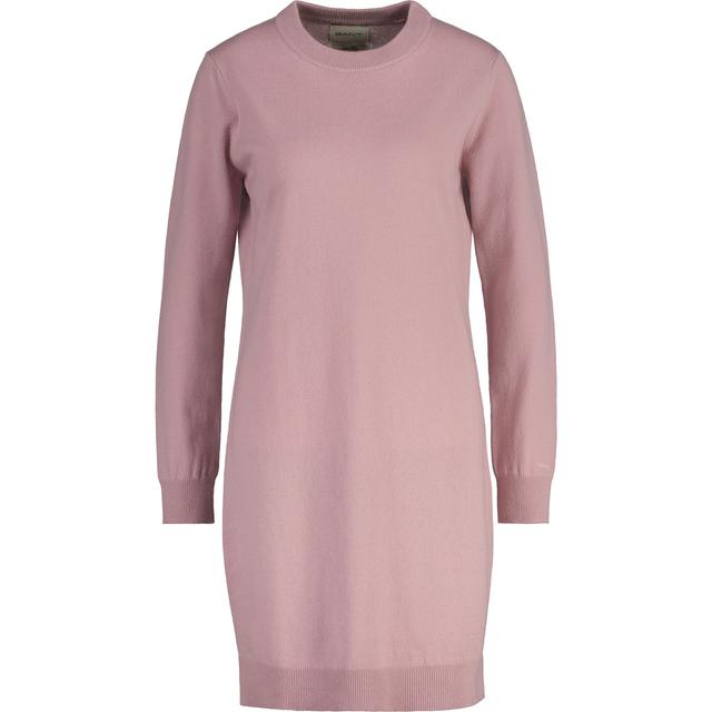 Midi suknelė moterims, Rožinė, Superfine lambswool dress