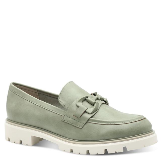 Loaferiai moterims, Žalia, Loafers