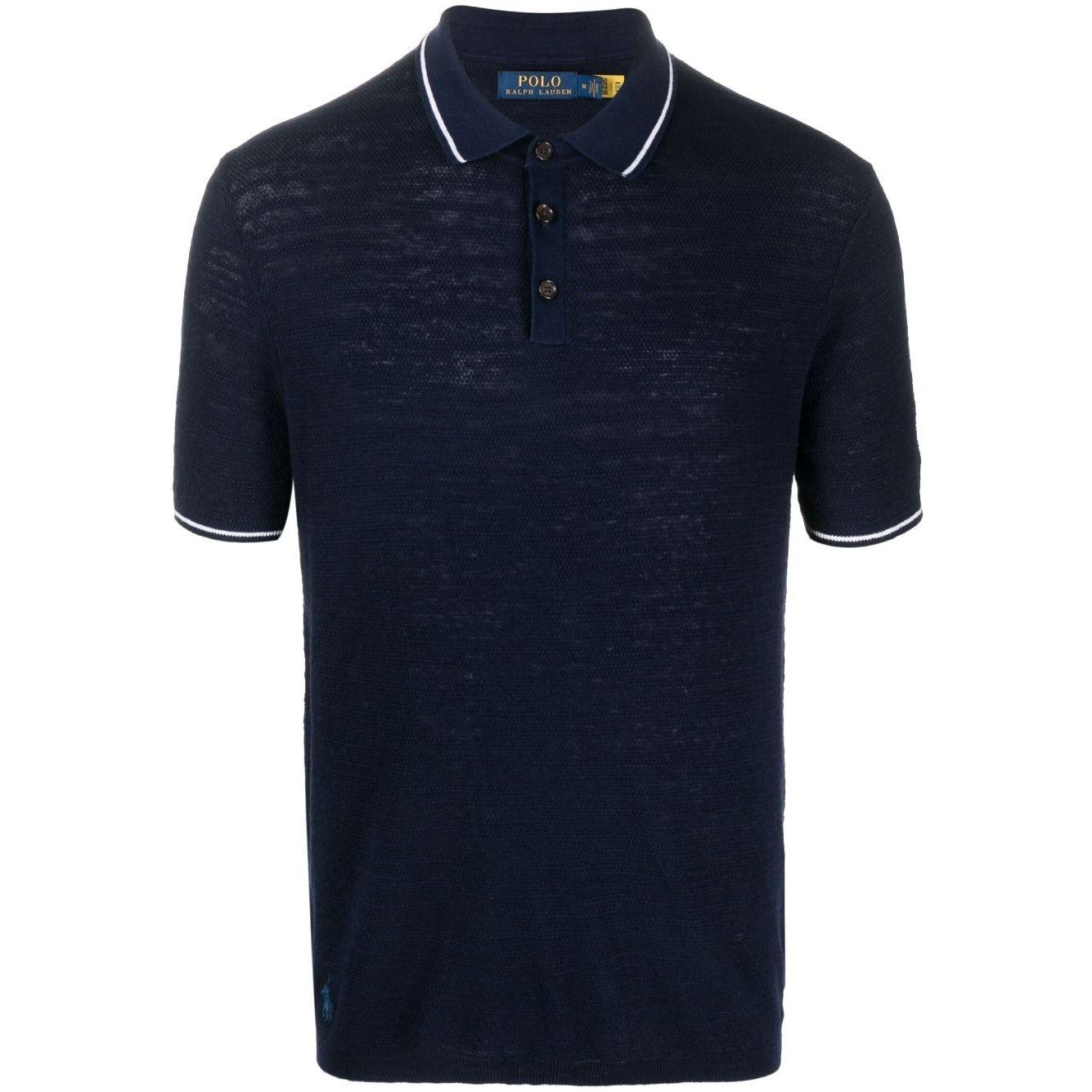 Polo marškiniai trumpos rank. vyrams, Mėlyna, Short sleeve polo shirt