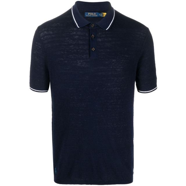 Polo marškiniai trumpos rank. vyrams, Mėlyna, Short sleeve polo shirt