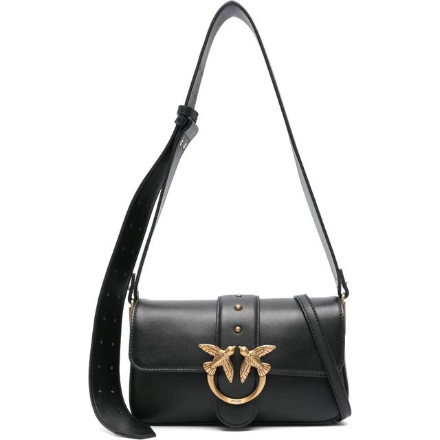 Rankinė per petį moterims, Juoda, Love one mini shoulder bag