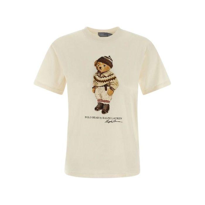 Marškinėliai trump. rankovėmis moterims, Balta, Knit t shirt