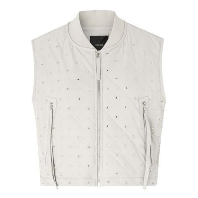 Pūkinė liemenė moterims, Pilka, Amata gilet