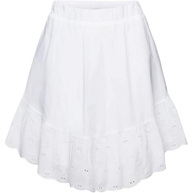 Midi sijonas moterims, Balta