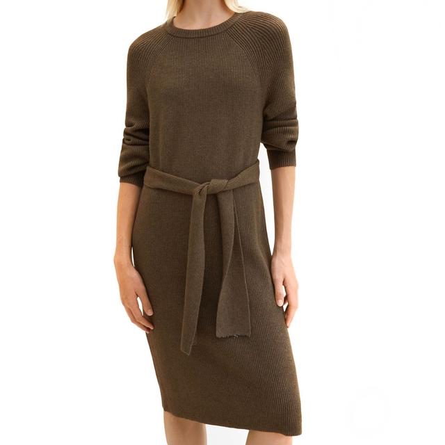 Midi suknelė moterims, Žalia, Suknelė