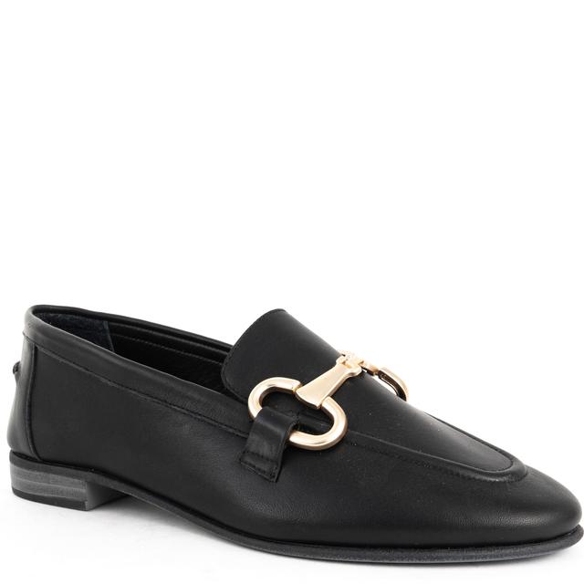 Loaferiai moterims, Juoda, Loafers 25SS