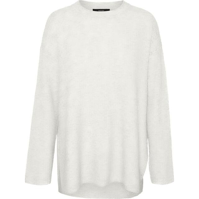 Megztinis moterims, Balta, Palma long pullover