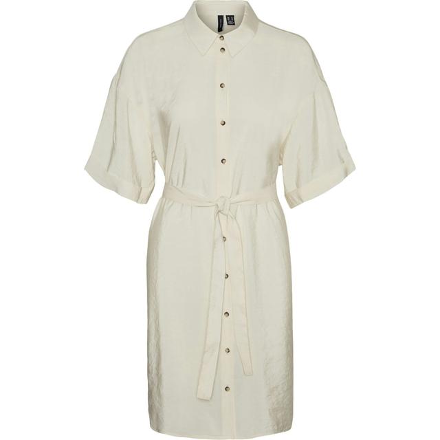 Mini suknelė moterims, Pilka, VMQUEENY 2/4 SHORT SH