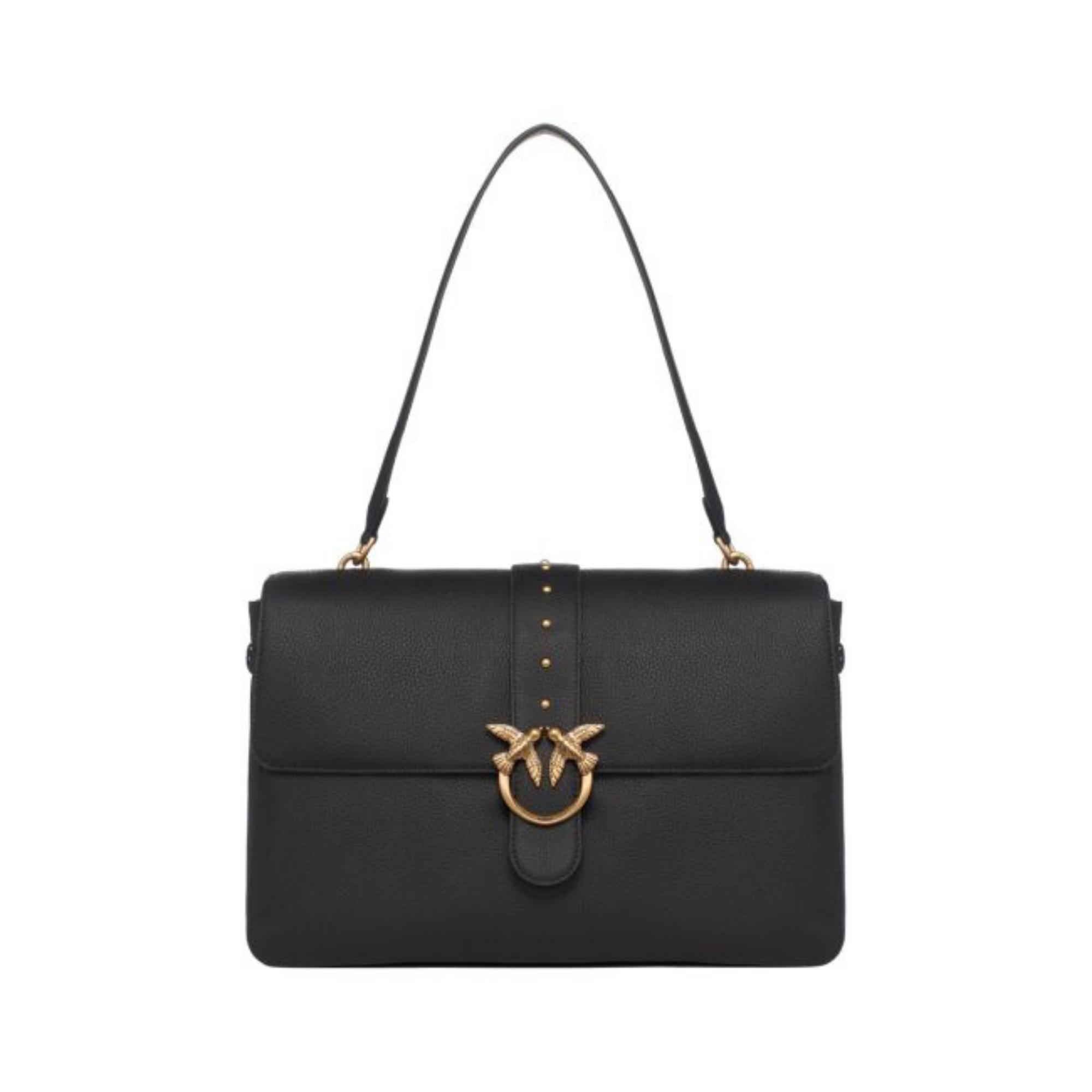 Rankinė per petį moterims, Juoda, Love one extra shoulder bag